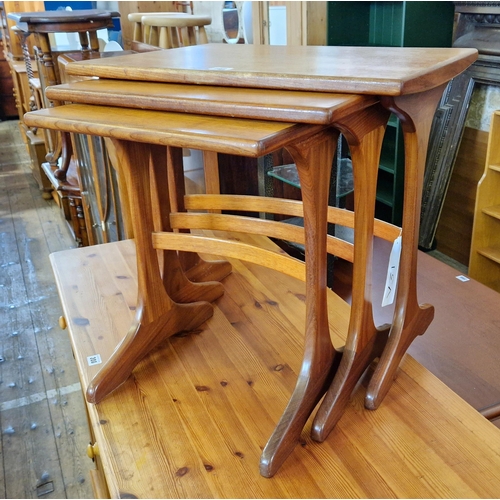 G Plan nest of three vintage teak tables