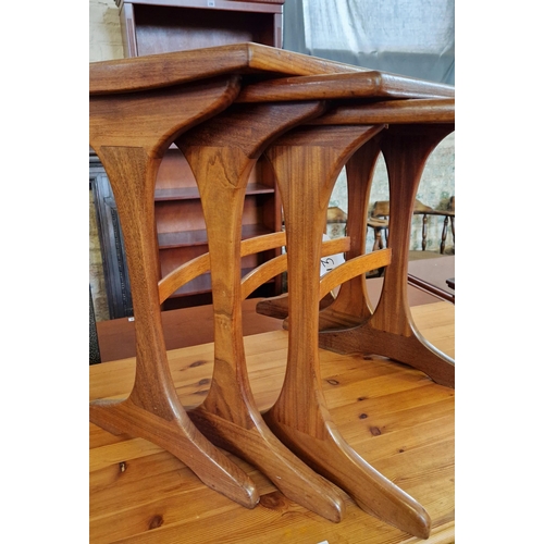 G Plan nest of three vintage teak tables