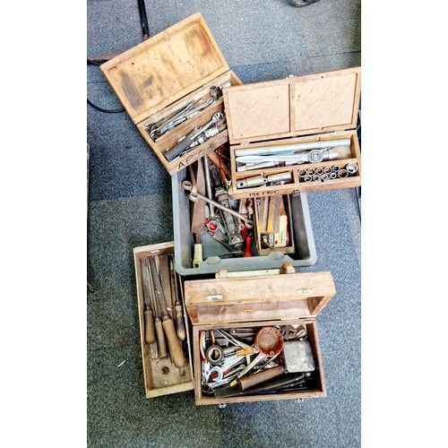 411 - Qty of hand tools, spanners etc