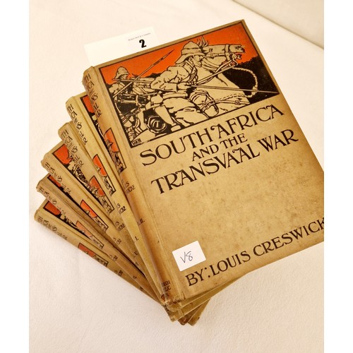 2 - South Africa and the Transvaal War by Louis Creswicke, vols. 1, 2, 4, 5, 6 and 8