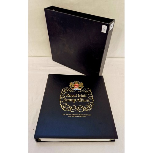 9 - Cased Royal Mail stamp album containing British proof stamps issued since December 1952
