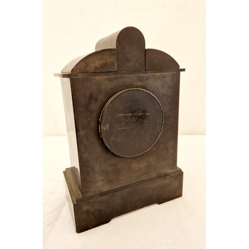 196 - Slate mantle clock