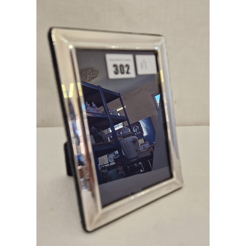 302 - Sheffield sterling silver rectangular photo frame, approx. 7