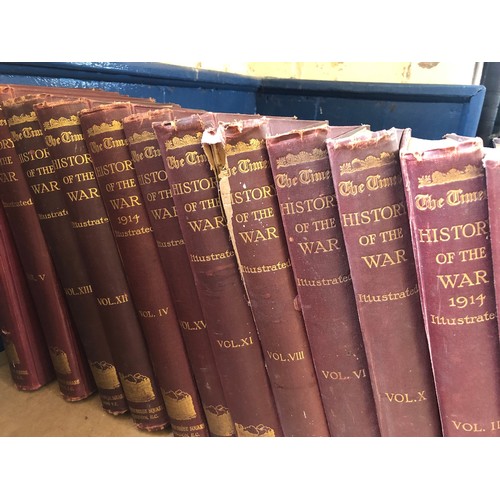 8 - 13 volumes of The Times History of the War WWI