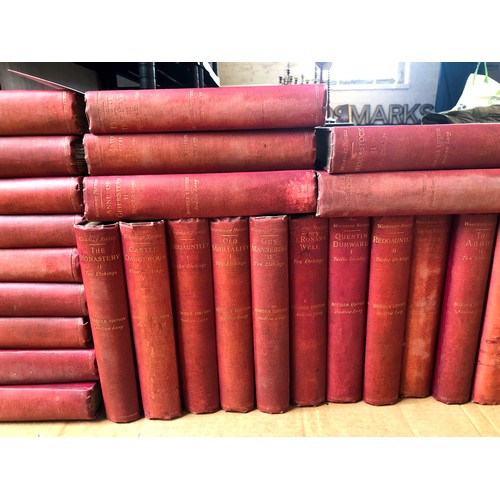 9 - Waverley novels Border edition, approx. 40 volumes, published by Nimmo