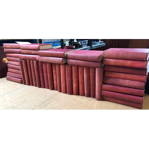9 - Waverley novels Border edition, approx. 40 volumes, published by Nimmo