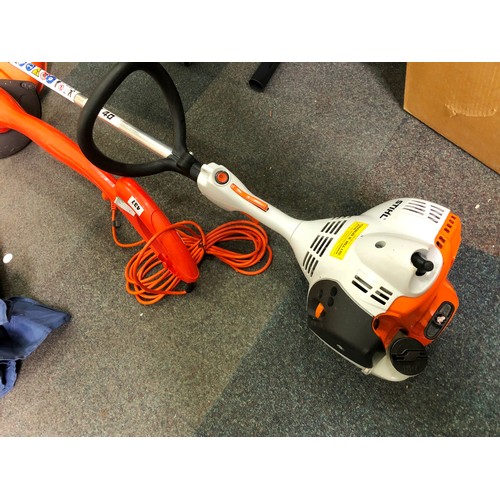 437 - Stihl FS40 petrol strimmer and Flymo mini trim