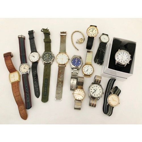 240 - Various gents wristwatches and a ladies wristwatch