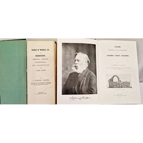 4 - J Conway Walter 2 volumes on local history, parishes around Horncastle and Woodhall Spa plus an Alma... 