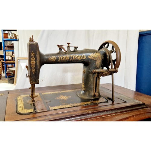 176 - New Idsal treadle sewing machine