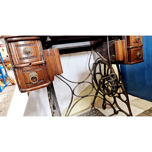 176 - New Idsal treadle sewing machine