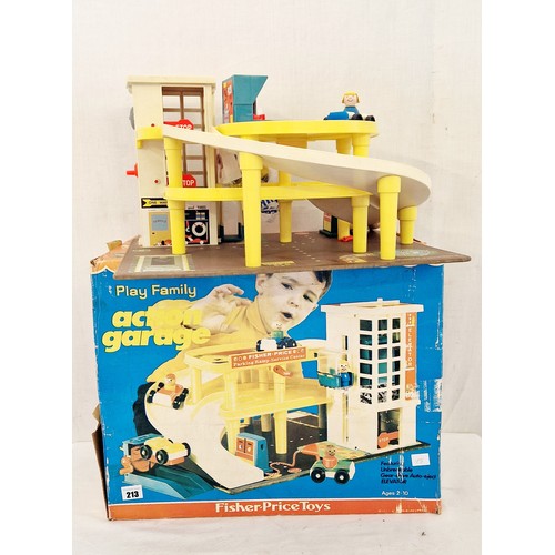 213 - Boxed Fisher Price action garage