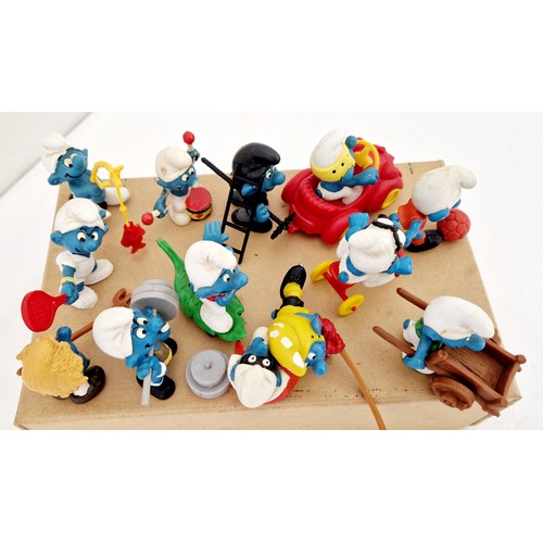 243 - Collection of approx. 13 Smurf figures