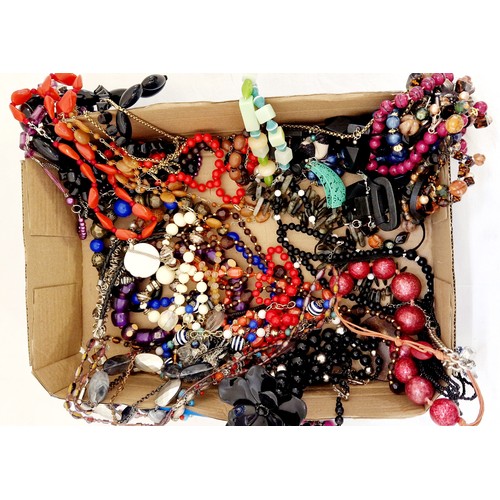 251 - Qty of costume necklaces