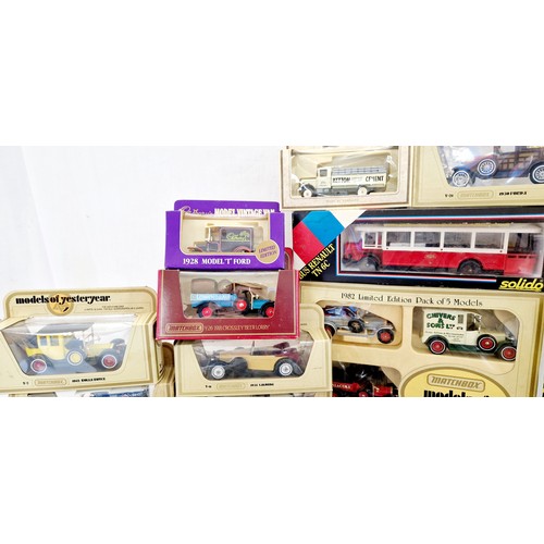 224 - Qty of model Yesteryear and other boxed model vehicles