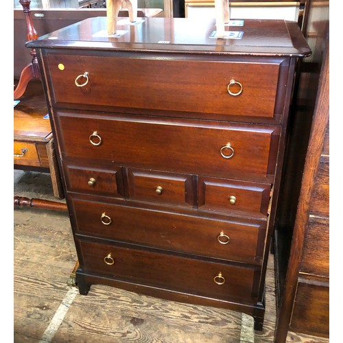 341 - Stag Minstrel chest of 7 drawers