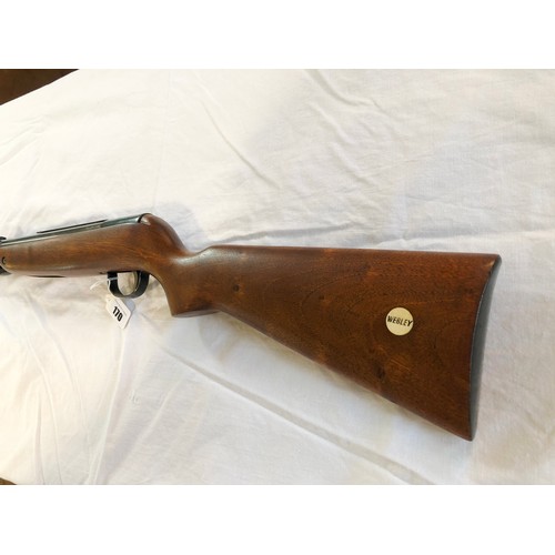 170 - Webley MKIII underlever top loader .22 air rifle