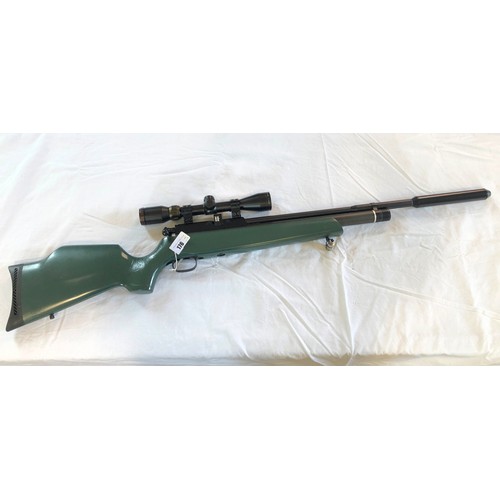 176 - Daystate x2 .177 C02 air rifle with Hawke Eclipse scope, 3.9x40, 10 shot magazine and C02 filler