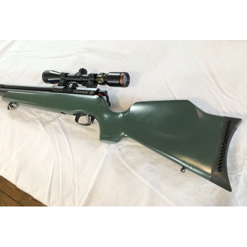 176 - Daystate x2 .177 C02 air rifle with Hawke Eclipse scope, 3.9x40, 10 shot magazine and C02 filler