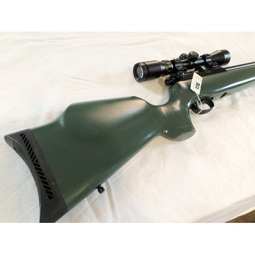 176 - Daystate x2 .177 C02 air rifle with Hawke Eclipse scope, 3.9x40, 10 shot magazine and C02 filler