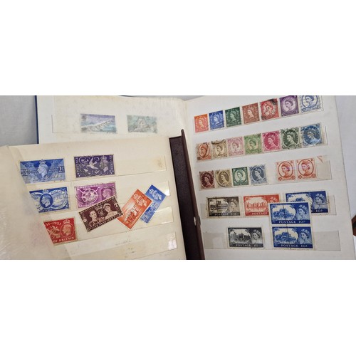 6 - Three albums of GB predominantly Eliz II stamps, First Day Covers etc