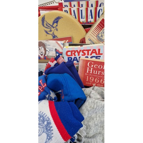 14 - Box of Crystal Palace FC ephemera