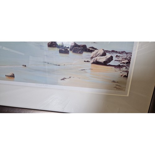 28 - Ceri Davies - signed limited edition print Porthlysgi Bay No.4, signed in pencil on the mount, c. 76... 