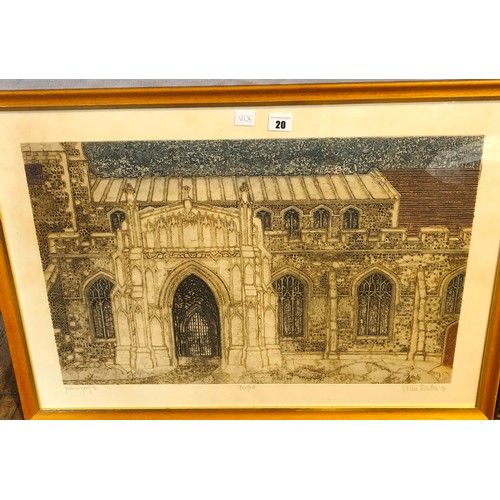 20 - Collection of five limited edition prints signed in pencil on the mounts - Valerie Thornton Boxted a... 