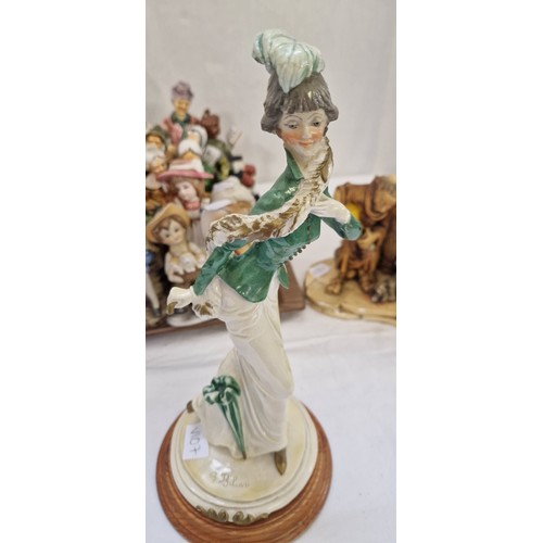 50 - Qty of gloss and bisque figurines