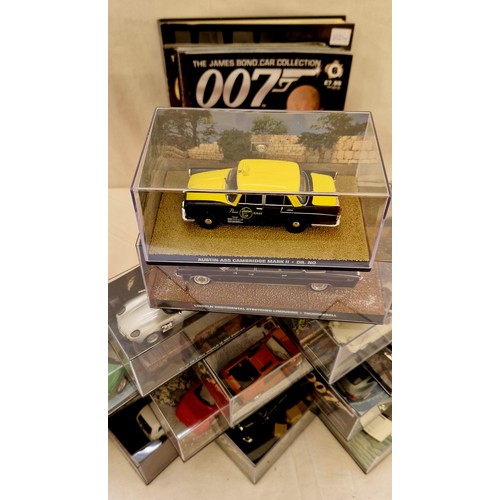 240 - Qty of the James Bond car collection and binder