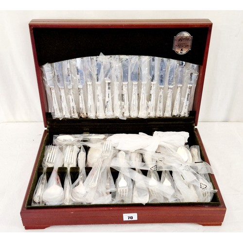 70 - Canteen of as new Butler Sheffield EPNS cutlery