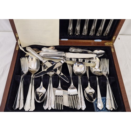 98 - Godspeed the Plough cast door stop and canteen of Viners EPNS cutlery