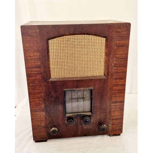 115 - Bush vintage wooden cased radio