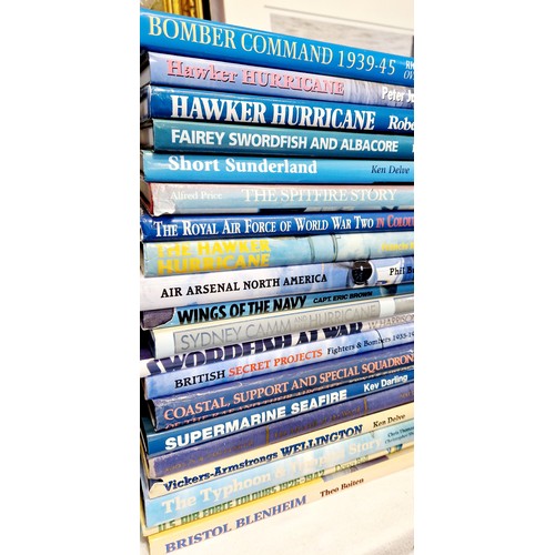 20 - Two crates of volumes on aviation plus The Aeroplane Spotter magazine