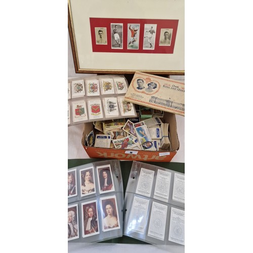 5 - Qty of cigarette and tea cards incl. an album of Wills, Our King and Queen, Players, Brooke Bond etc