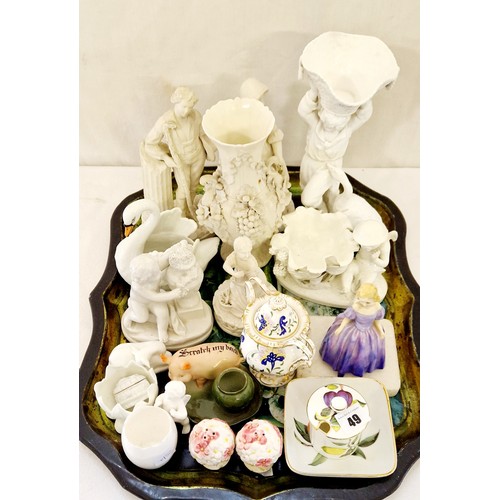 49 - Various ornamental ceramic