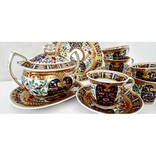 64 - Approx. 12 pieces of Imari teaware