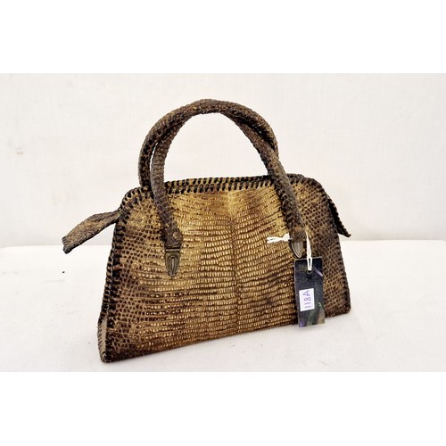 118A - Vintage snakeskin handbag