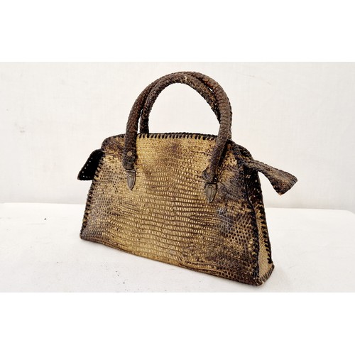 118A - Vintage snakeskin handbag