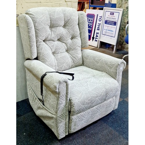 354 - Electric rise and recline armchair