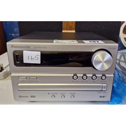 137 - Panasonic SA-PM25 B mini hi-fi system