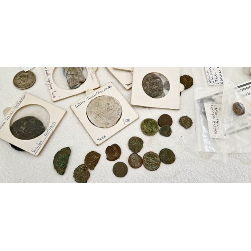 178 - A collection of Roman coins etc