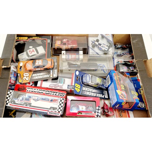 241 - Qty of boxed model toy vehicles incl. matchbox, eagle etc