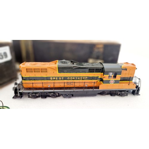 259 - 2 boxed vintage Tenshodo HO gauge diesel locomotives