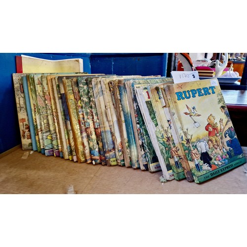 3 - Approx. 24 vintage and other Rupert annuals