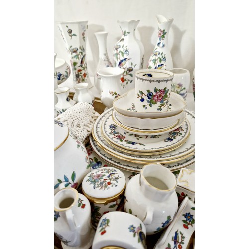 51 - Qty of Aynsley ornaments and vases predominantly Pembroke and Wild Tudor