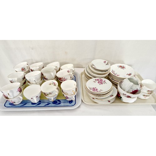 62 - Collection of floral teaware