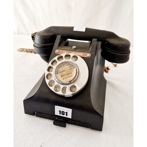 101 - Vintage Bakelite telephone