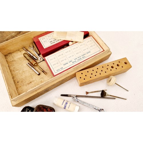 133 - Box of jewellers tools