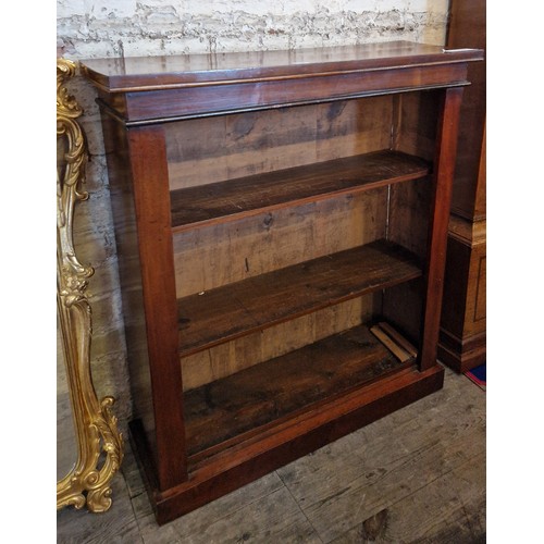 278 - Early 20th century mahogany 3-tier open bookcase